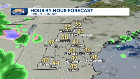 Video: More clouds for Sunday