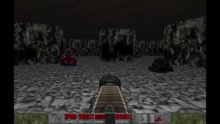 Brutal Doom - The Shores of Hell - Ultra Violence - Fortress of Mystery (E2M9) (secret level) - 100% completion