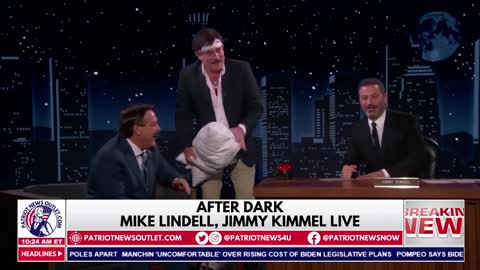 Mike Lindell walks into the lions den... Jimmy Kimmel Live.