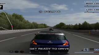 Gran Turismo 4 - Driving Mission 10 Gameplay(AetherSX2 HD)