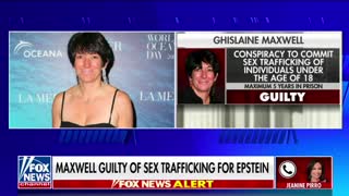 Judge Jeanine Pirro reacts to the Ghislaine Maxwell verdict