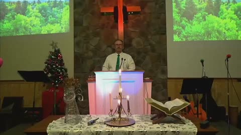 Pastor John presents the "Faith of Mary" at Long Lake Wesleyan Church