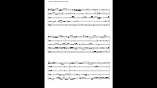 J.S. Bach - Well-Tempered Clavier: Part 1 - Fugue 12 (Trombone Quintet)