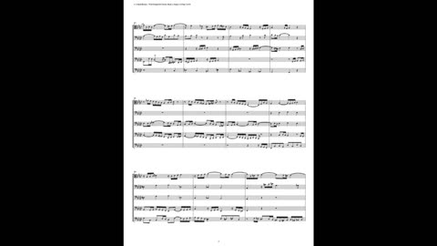 J.S. Bach - Well-Tempered Clavier: Part 1 - Fugue 12 (Trombone Quintet)