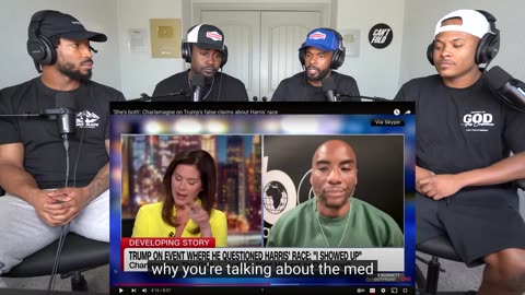 Charlamagne Freaks Out on CNN After Callers Say Kamala Isn't Black!