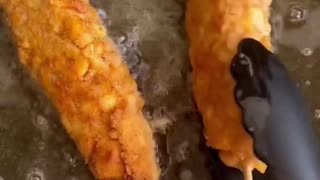 Receita Cachorro quente de milho com queijo coreano😱🤩