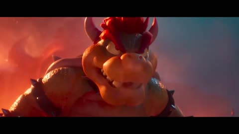 The One And Only Super Mario Bros. Movie - Bowser Kidnaps Princess Peach Chris Pratt, Jack Black