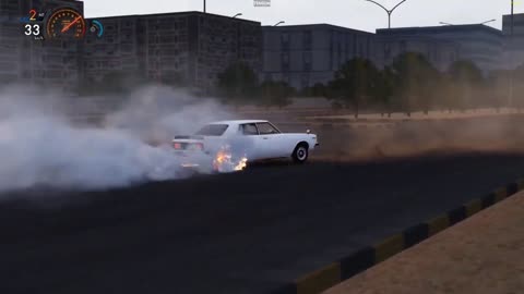 200L 80 RB25DE BeeR burnout | Assetto Corsa |