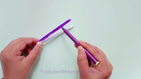DIY Stickers Tweezers-Homemade tweezers idea-tweezer making with paper -life hacks