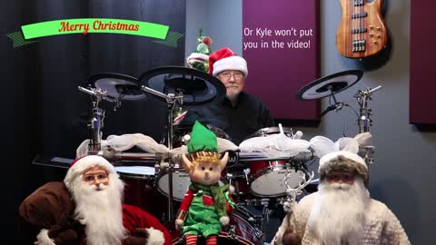 "Santa Claus is coming to town" Drumeo cover