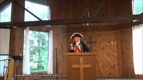 On General John Stark, with Mr. Richard C. Wright, Re-enactor at Camp Constitution 2022