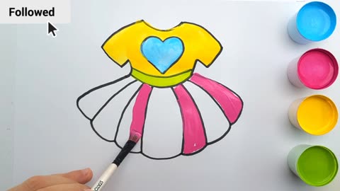 Coloring princess 💗💗💗 dress, 👗 🥻 👗 🥻 👗 🥻 💓💗💚🟢🔴🤩🤩😘🟤😍🥰