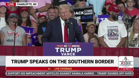 FULL SPEECH: President Trump Holds a Rally in Charlotte, North Carolina - 7/24/24