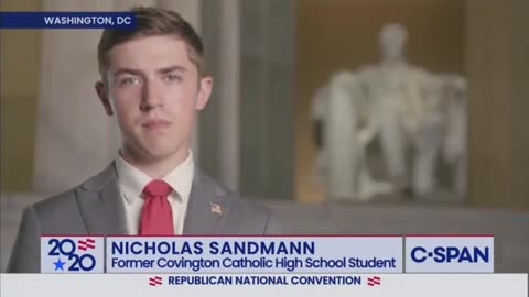Nick Sandmann At RNC: "The Media Portrayed Me As An Aggressor With A Relentless Smirk On My Face"