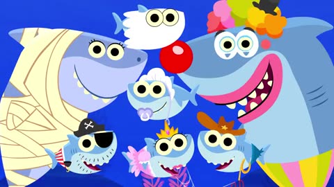 Baby Shark Halloween featuring Finny The Shark Super Simple Songs