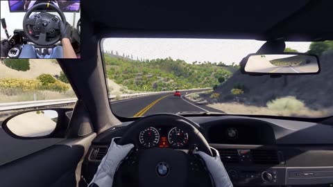 15.BMW E92 M3 Valvetronic - Canyon Run - Assetto Corsa - Thrustmaster TX