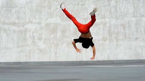 Boy jump dance free stock video. Free for use & download.