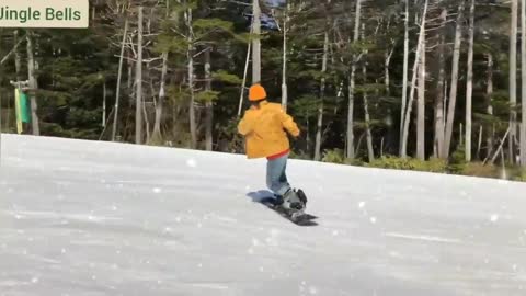 🔥[ Hot Hot ] Jingle Bell # Skiing funny 🔥