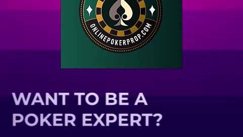 Want to become a poker prop player?