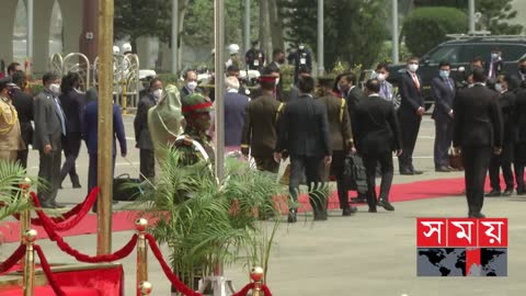 Narendra Modi on the ground in Dhaka, crossing the barrier of corona! | Narendra Modi