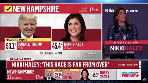 NIKKI HALEY: "This race is far from over!"