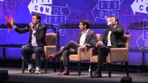 Charlie Kirk and Cenk Uygur brief verbal match during Politicon debate