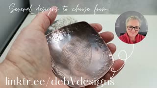 Handmade Patterned Copper Ring Dish Bowl