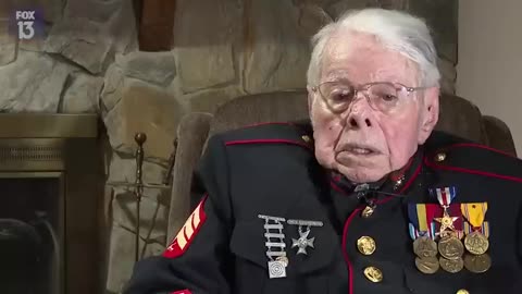 100-Year-Old Veteran Breaks Down in Tears Because of What America Has Become