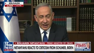 Benjamin Netanyahu rebukes Schumer but not Biden?