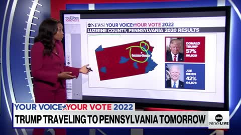 Why Biden and Trump are focusing on Pennsylvania ahead of midterms