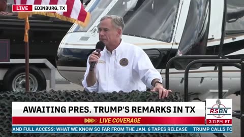 Texas Governor Greg Abbott Endorses Donald Trump