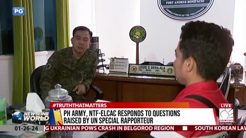 PH Army, NTF-ELCAC responds to questions raised by UN special rapporteur
