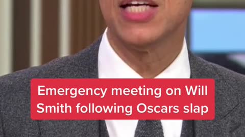 Emergency meeting on Will Smith following Oscars slap