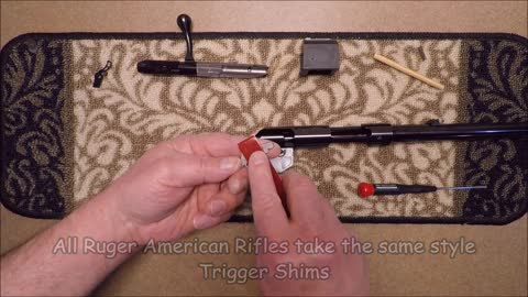 Ruger American Rimfire Rifle Trigger Shims - Installation Instructions
