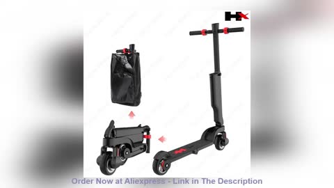 ☑️ Foldable HX X6 Electric Skateboard Scooter Bicycle Foldable Kick Scooter 36V 5Ah E-scooter Mini