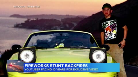 Fireworks stunt backfires