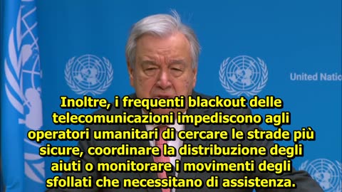 Dichiarazioni del Segretaro Generale ONU, Guterres, alla conferenza stampa del 15/01/24