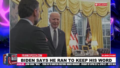 WHEN BIDEN LOSES, IT WILL BE HIS FAULT