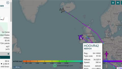 ANONs X3! AF2 Plane at Elmendorf Alaska Maxwell Trial Election Fraud Diversion