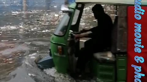 Chongi Amar sidhu lahore pakistan after rain