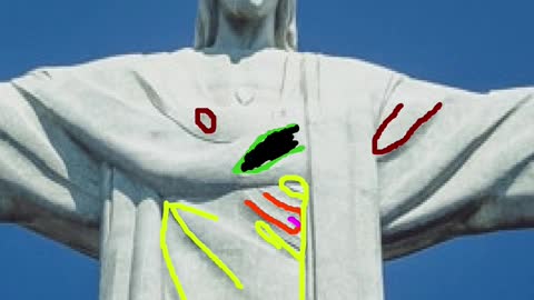Up A's Nose in Christ the Redeemer Statue - Rio De Janeiro