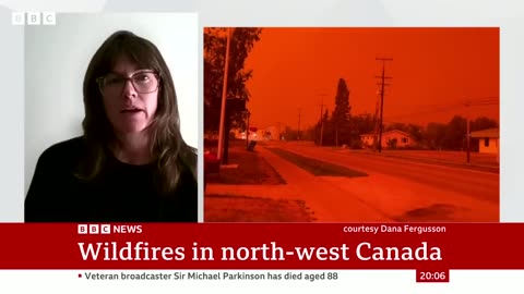 Canada wildfire_ Race to evacuate city as blaze approaches - BBC News