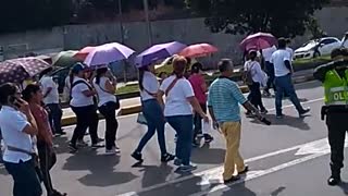 Programe sus recorridos: Así avanza la marcha de maestros de este jueves en Bucaramanga
