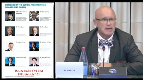 Dr Martin: DESTROY THE WHO - EU Parliament Strasbourg 9-13-23