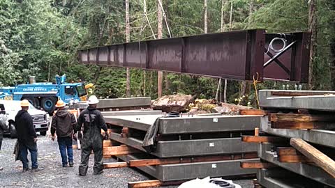 Bridge on logging road