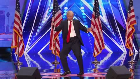 Trump on America got Talent - will he beat the rigged election?
