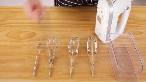 LILPARTNER Hand Mixer Electric, 400W Food Mixer 5 Speed Handheld Mixer,