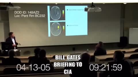 Bill Gates Explains to CIA how to a VIRUS can be used to control people who believe in GOD