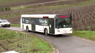 Here’s a bus bringing vaccines to isolated French villagers