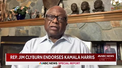Rep. Clyburn endorses Harris and addresses Biden's decision to step down| U.S. NEWS ✅